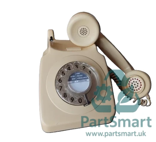 VINTAGE ROTARY DIAL UP TELEPHONE PHONE LAND LINE 1960’S BT CREAM IVORY